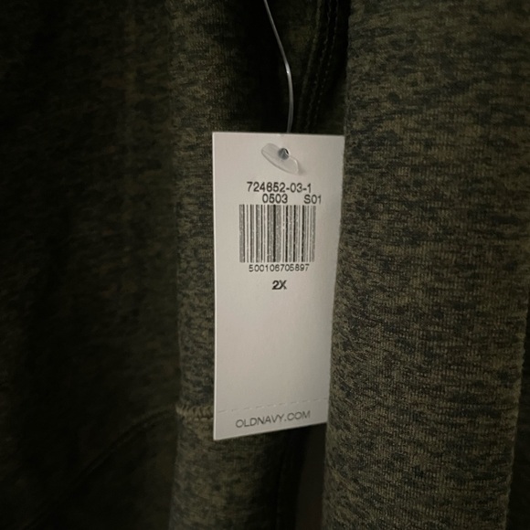 Old Navy CloudComfy Quarter Zip Pullover Go Dry Top-2X - Picture 4 of 6